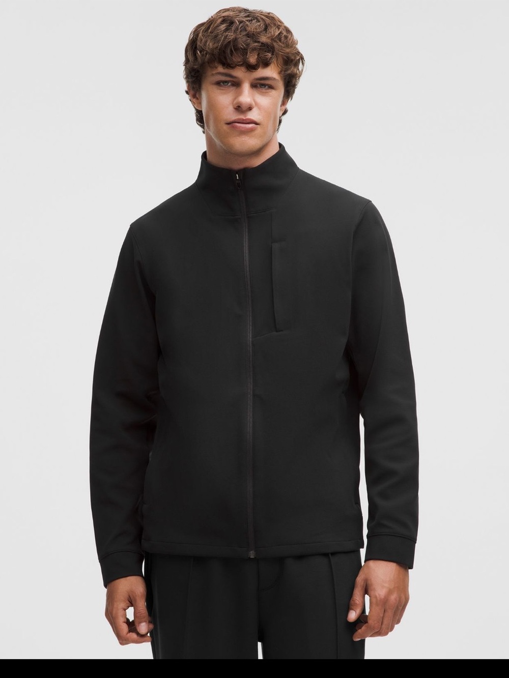 Lululemon Men's Sojourn Black Zip-Front Jacket